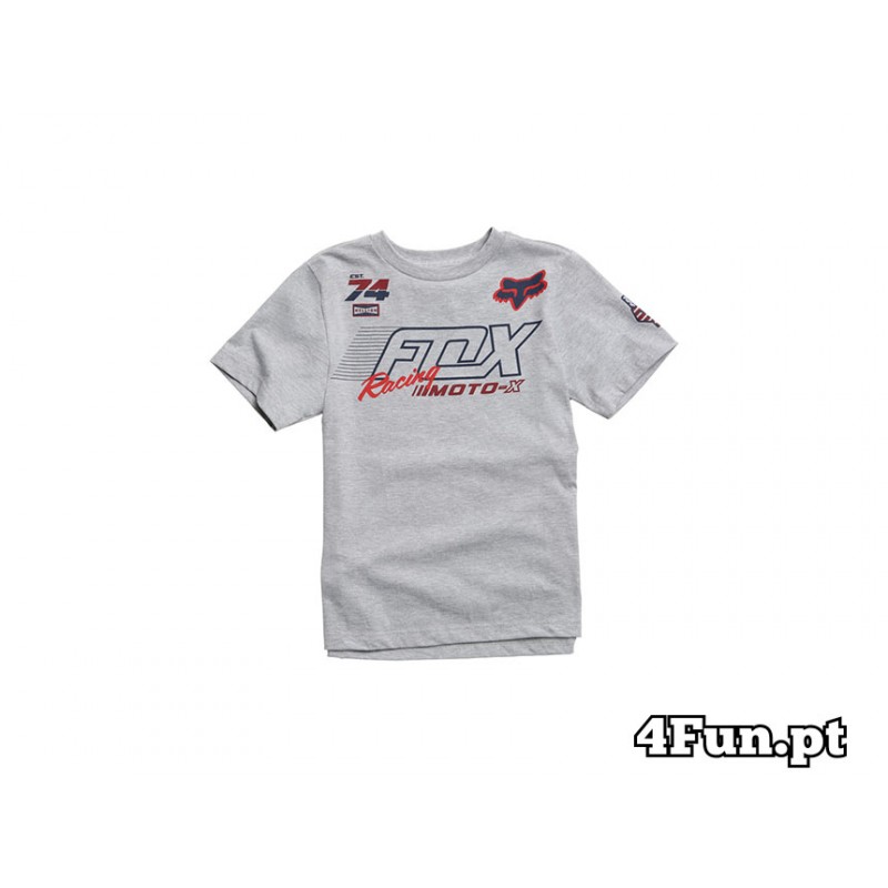 T-SHIRT FOX JUNIOR FLECTION HEATHER GREY