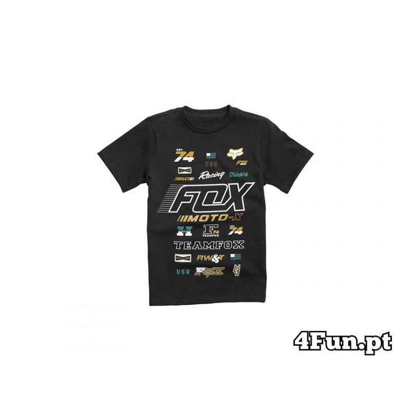T-SHIRT FOX JUNIOR EDIFY BLACK