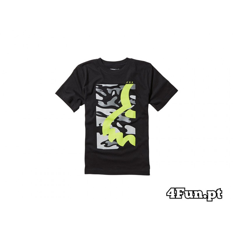 T-SHIRT FOX JUNIOR EYECON BOX BLACK