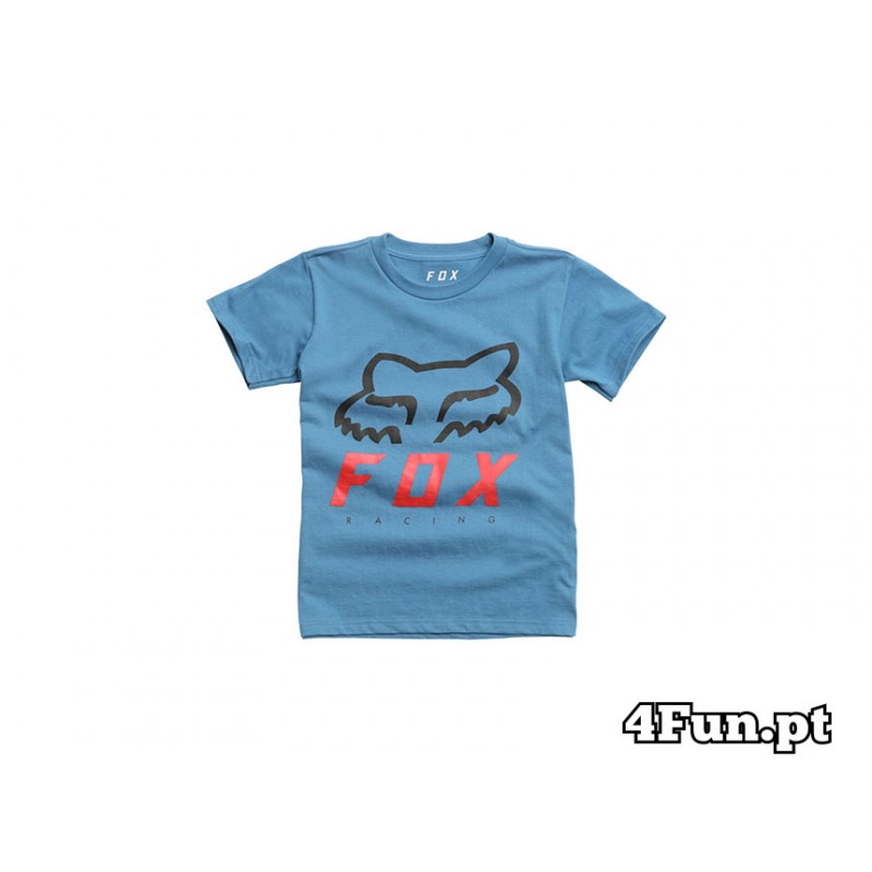 T-SHIRT FOX JUNIOR HERITAGE FORGER DUST BLUE