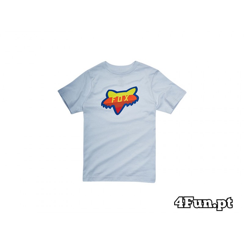 T-SHIRT FOX JUNIOR DRAFTR HEAD HEATHER GREY