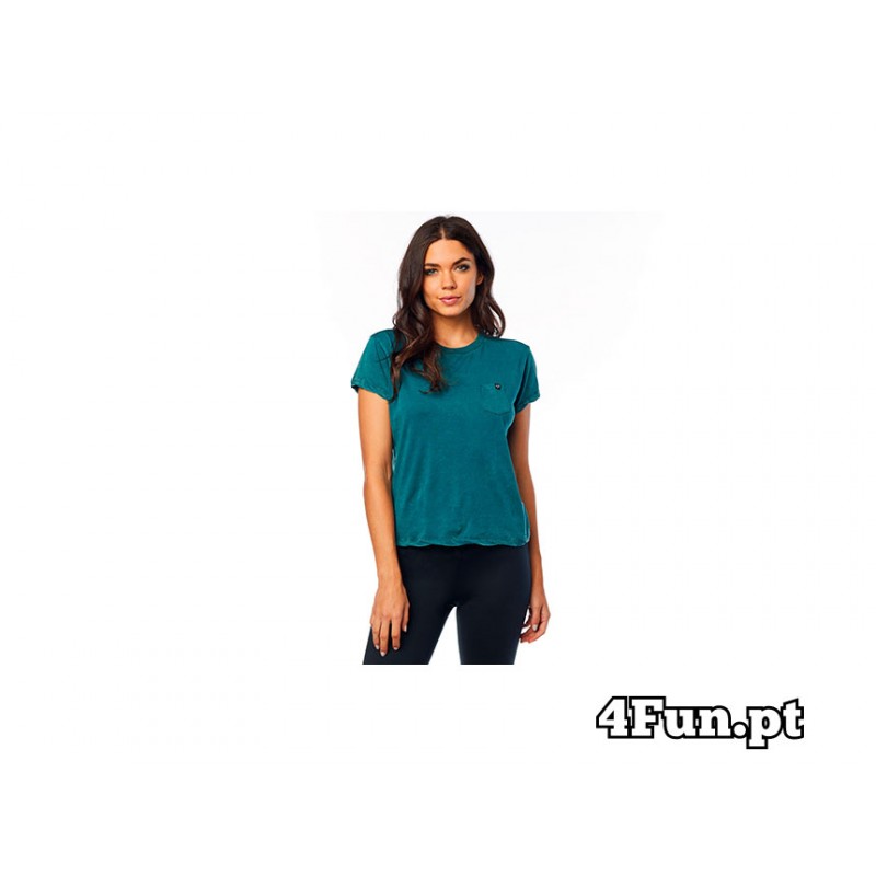T-SHIT FOX GIRLS WASHED OUT POCKET