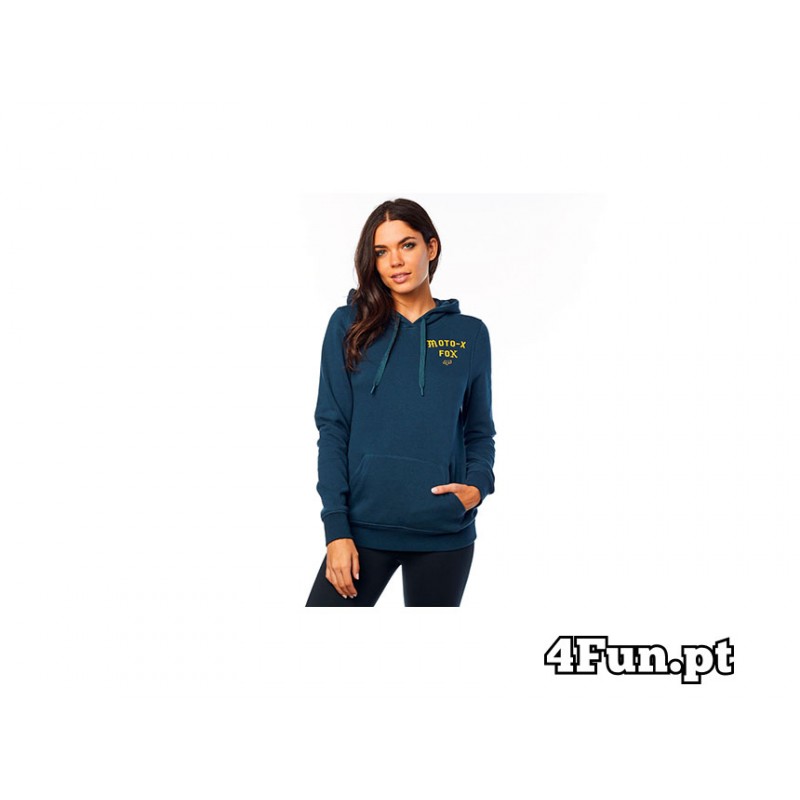 HOODIE FOX GIRLS ARCH NAVY