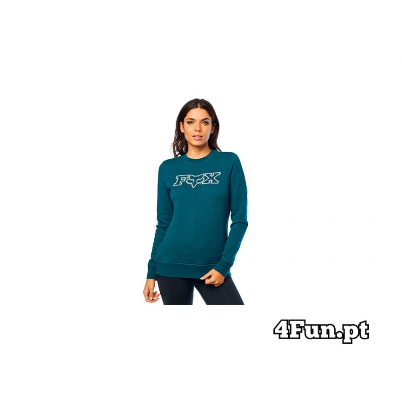 SWEATSHIRT FOX GIRLS FHEADX HEATHER