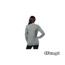 SWEATSHIRT FOX GIRLS FHEADX HEATHER