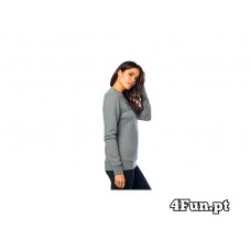 SWEATSHIRT FOX GIRLS FHEADX HEATHER