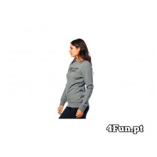 SWEATSHIRT FOX GIRLS FHEADX HEATHER